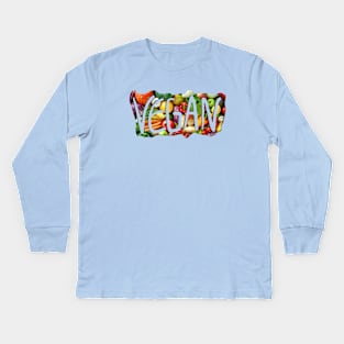 vegan Kids Long Sleeve T-Shirt